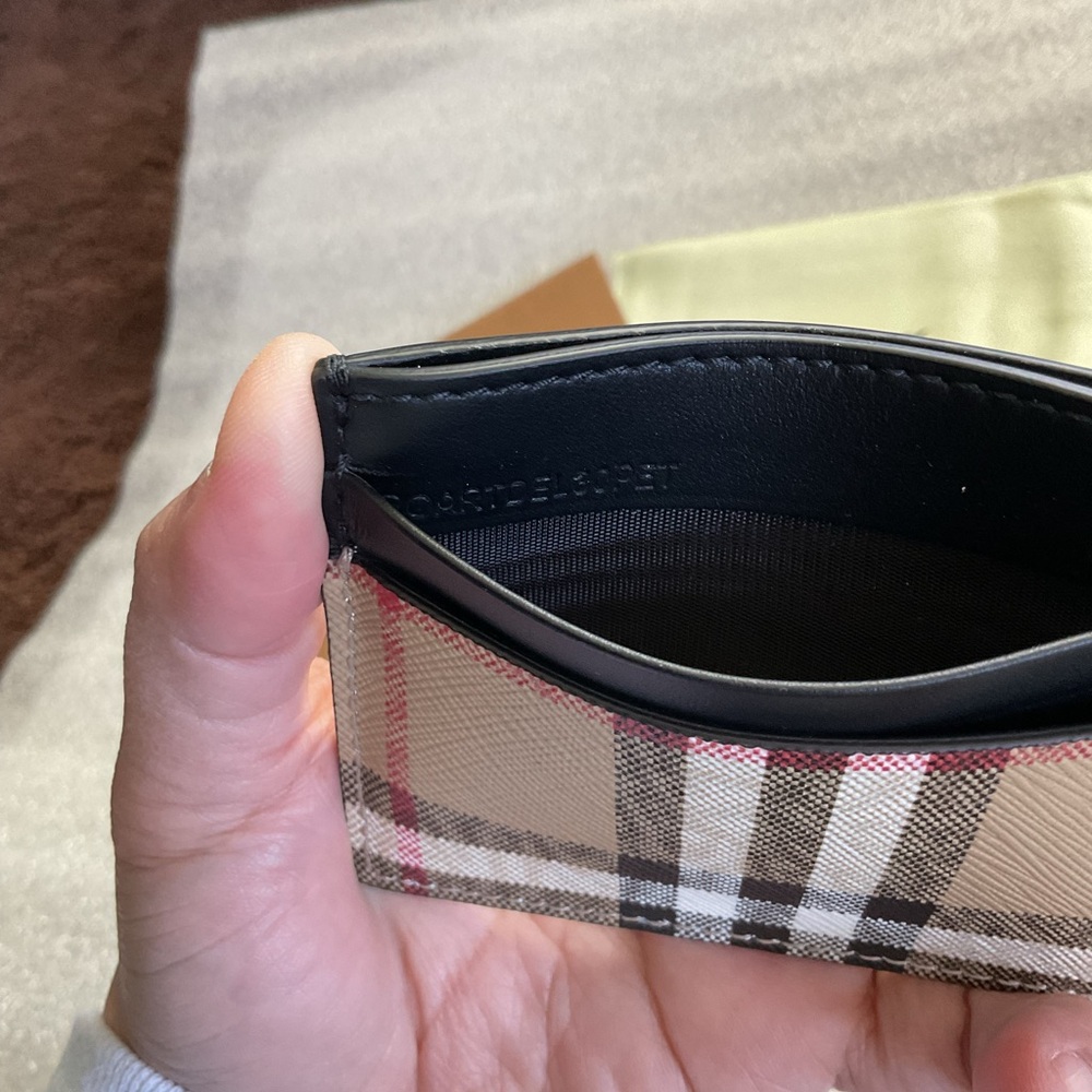 Burberry Black and Brown Key Card Holders Accessories - Picture 4 of 6